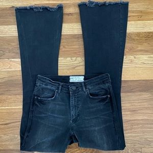 Free People Gray Flared Jean size w27 regular